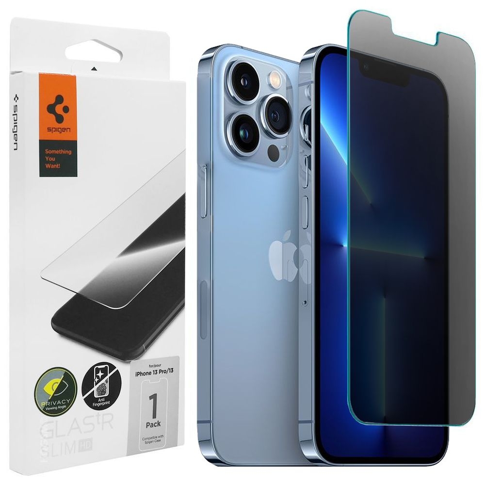 Szkło Prywatyzujące SPIGEN GLAS.tR Slim PRIVACY do Apple iPhone 13 Pro