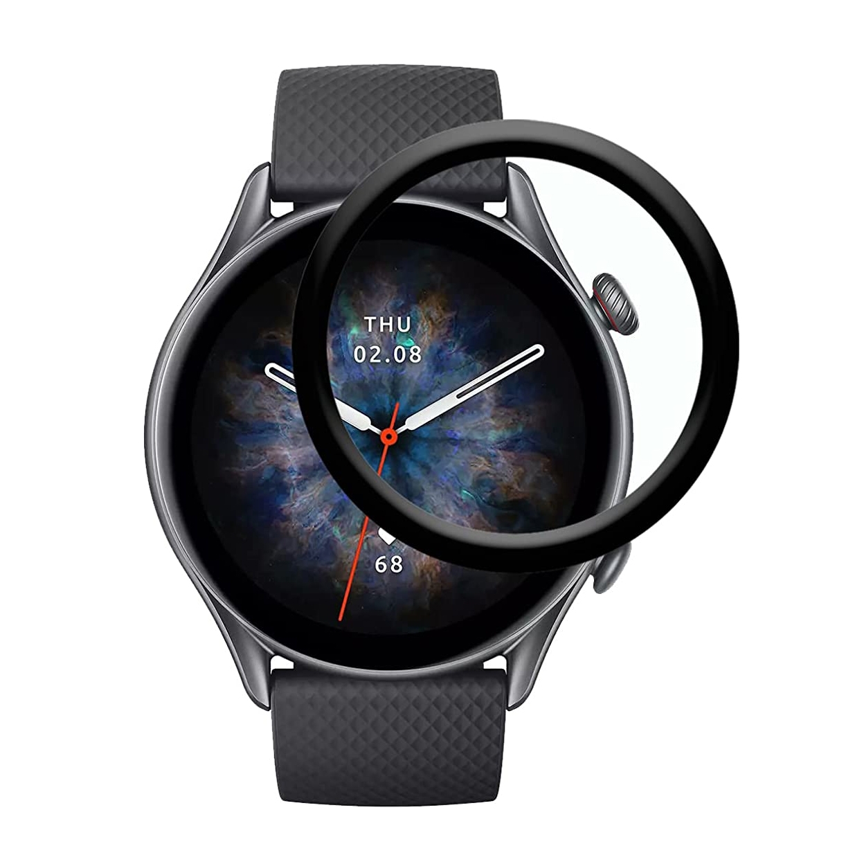 Szkło Hybrydowe | FULL COVER do Amazfit GTR 3 Pro