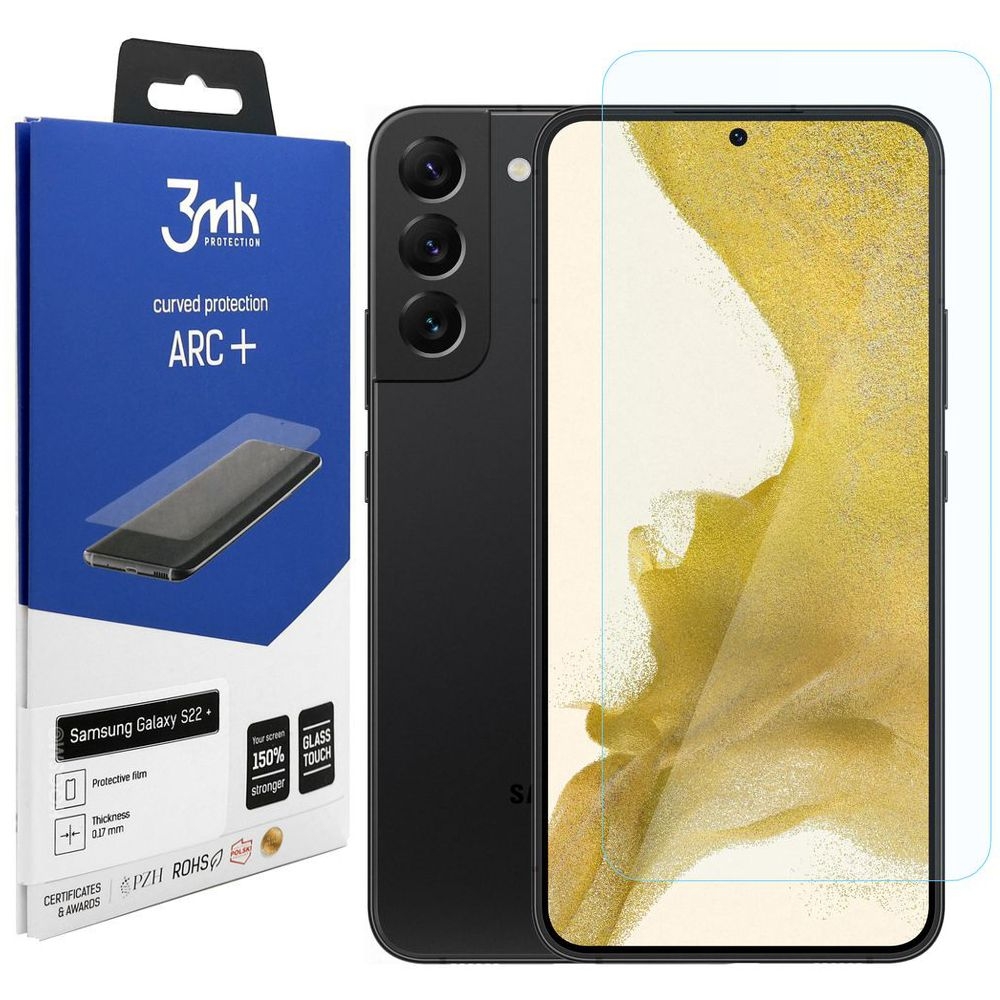 3mk Curved Protection ARC+ | Folia na Cały Ekran do Samsung Galaxy S22+ Plus 5G