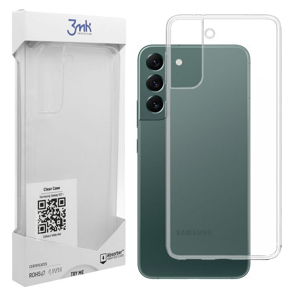 Etui 3mk Clear Case | Bezbarwne do Samsung Galaxy S22+ Plus 5G
