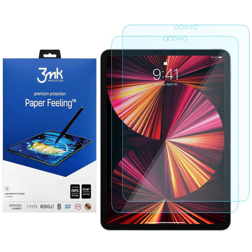 2x 3mk Paper Feeling | Matowa Folia Paper-like do Apple iPad Pro 11 2022/2021