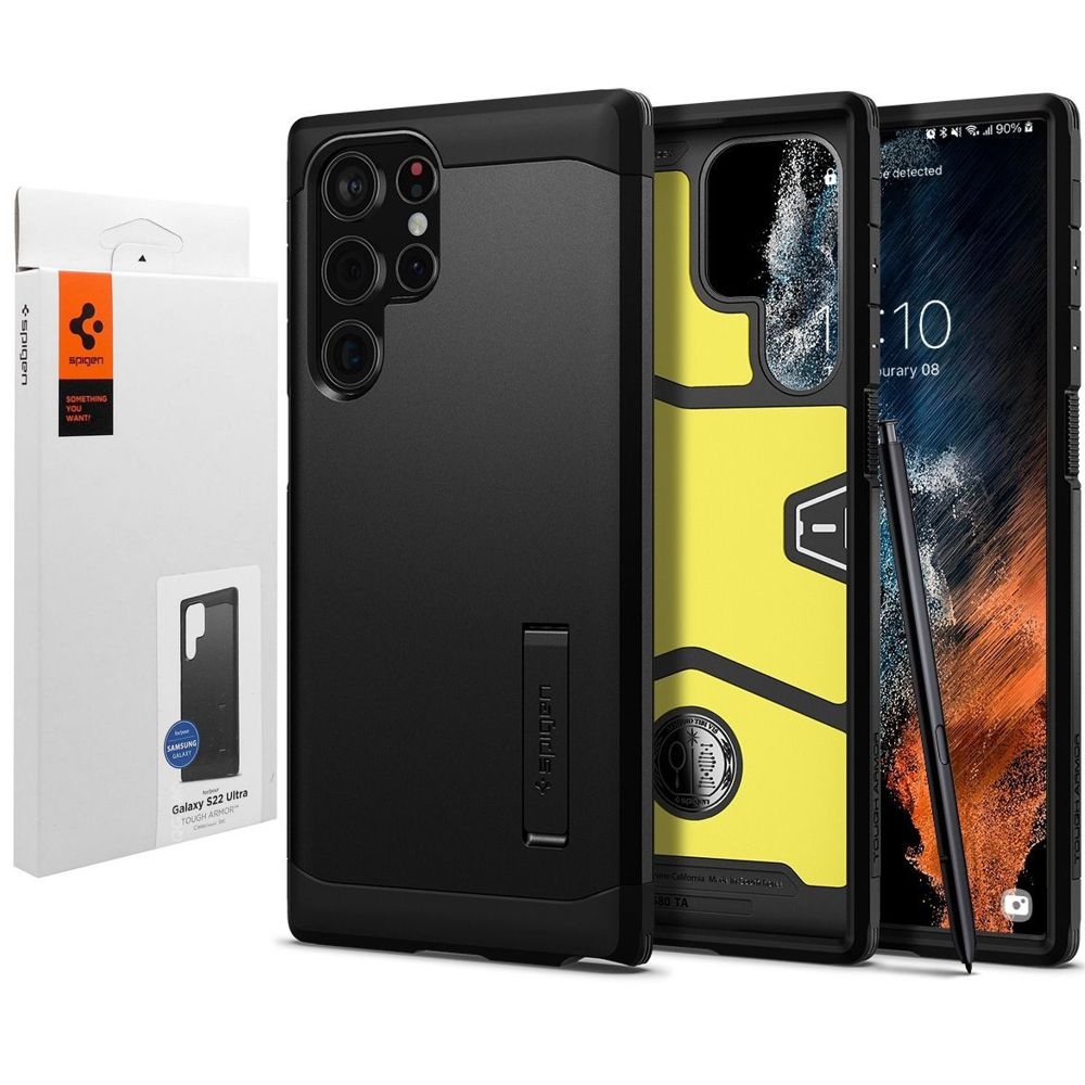 Pancerne Etui SPIGEN Tough Armor do Samsung Galaxy S22 Ultra 5G