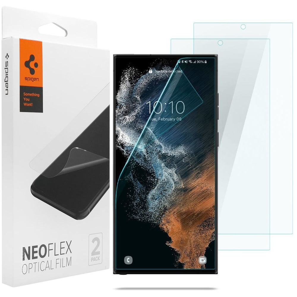 2x Folia Hydrożelowa SPIGEN Neo Flex | Case Friendly do Samsung Galaxy S22 Ultra 5G