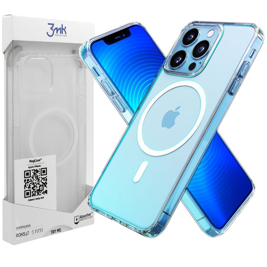Pancerne Etui 3mk MagCase | Clear do Apple iPhone 13 Pro