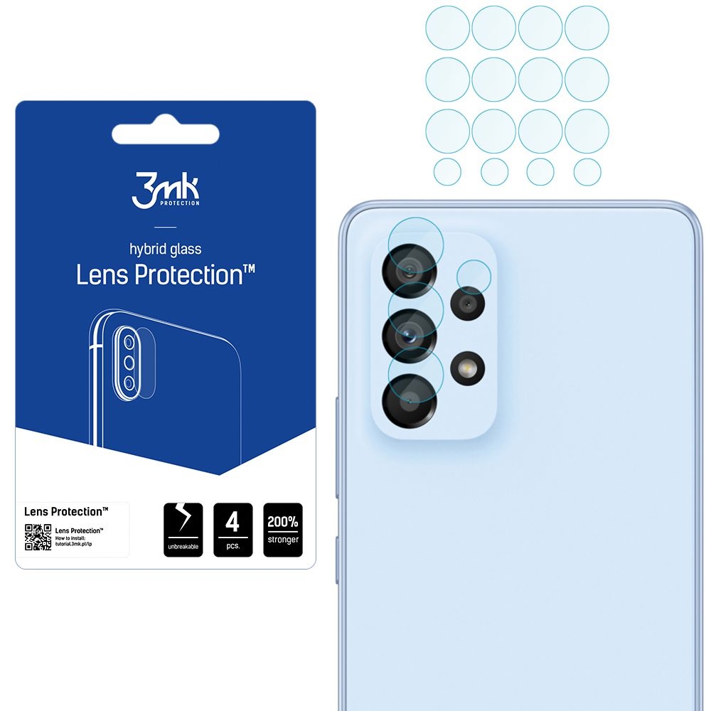 4x 3mk Lens Protection | Szkło Ochronne na Obiektyw Aparat do Samsung Galaxy A33 5G