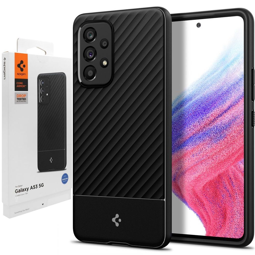 Etui SPIGEN Core Armor | Black do Samsung Galaxy A53 5G
