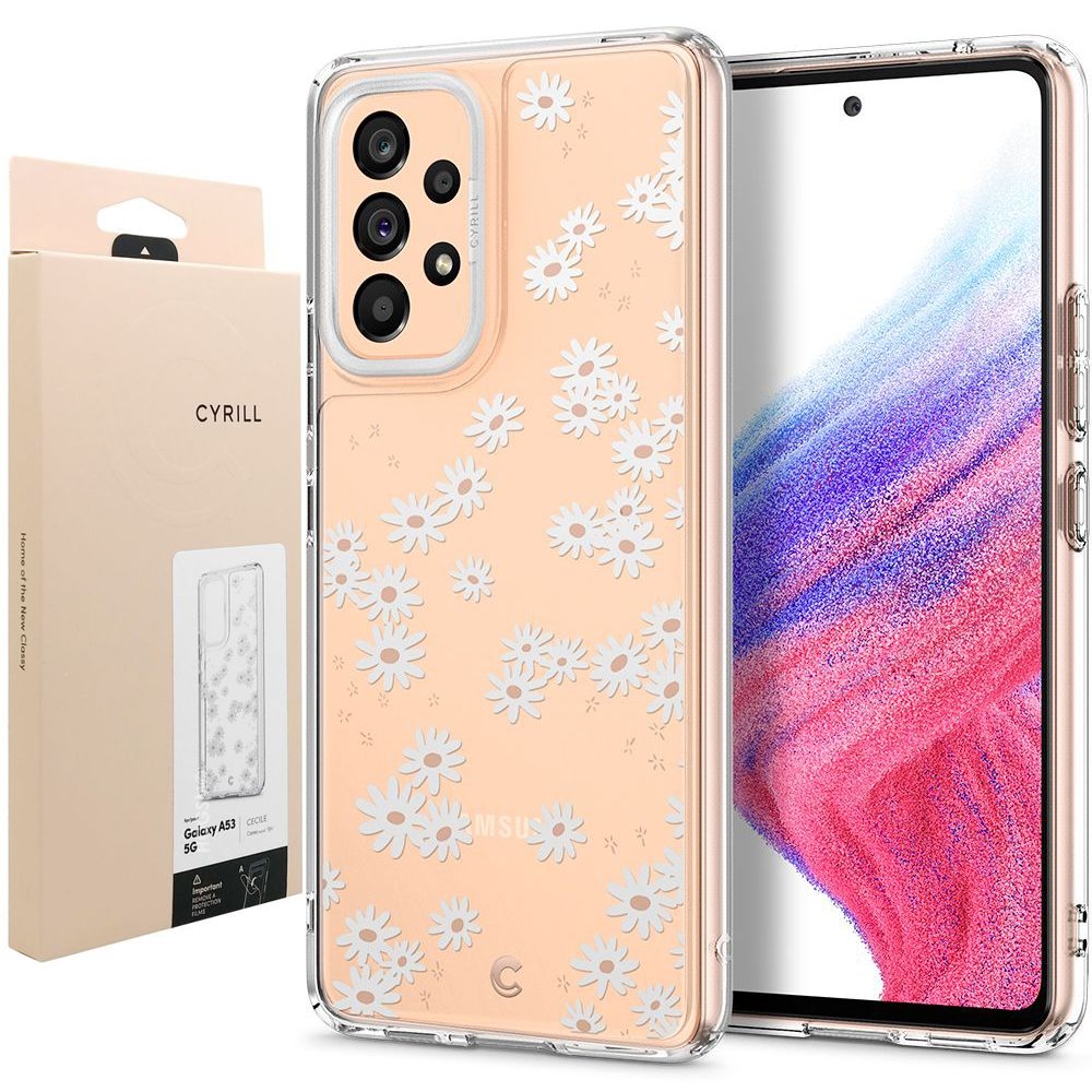 Etui SPIGEN Cyrill Cecile | White Daisy do Samsung Galaxy A53 5G