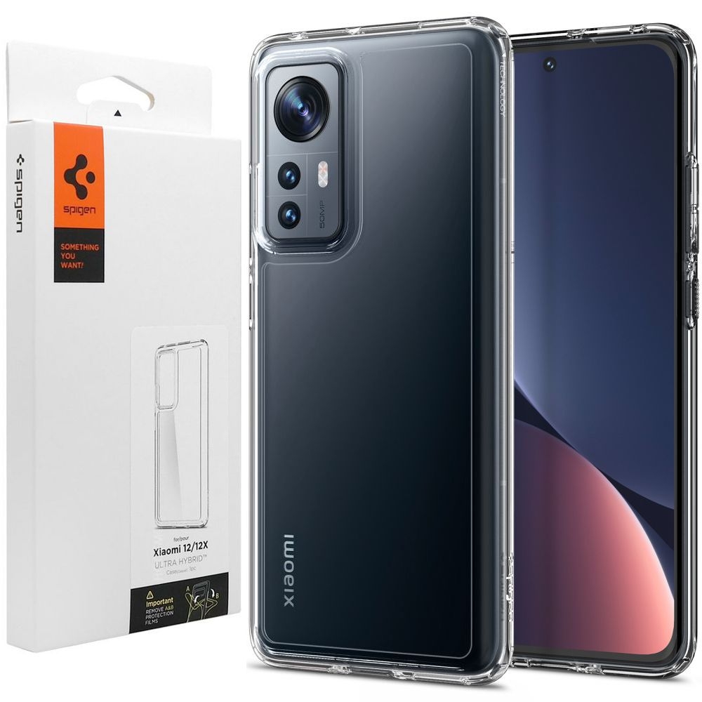 Etui SPIGEN Ultra Hybrid | Crystal Clear do Xiaomi 12 / 12X