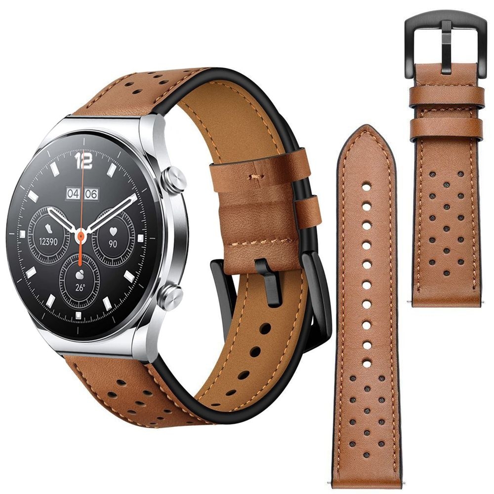 Skórzany Pasek Leather Strap Stitch do Xiaomi Watch S1 / Active