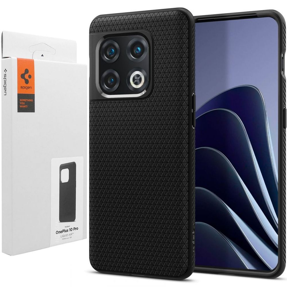 Etui SPIGEN Liquid Air | Matte Black do OnePlus 10 Pro