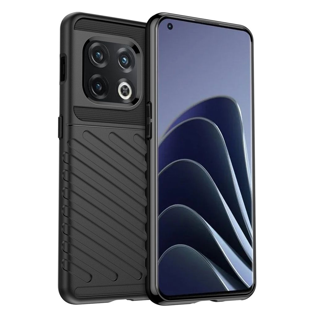 Pancerne Etui TOUGH TPU Case | Black do OnePlus 10 Pro