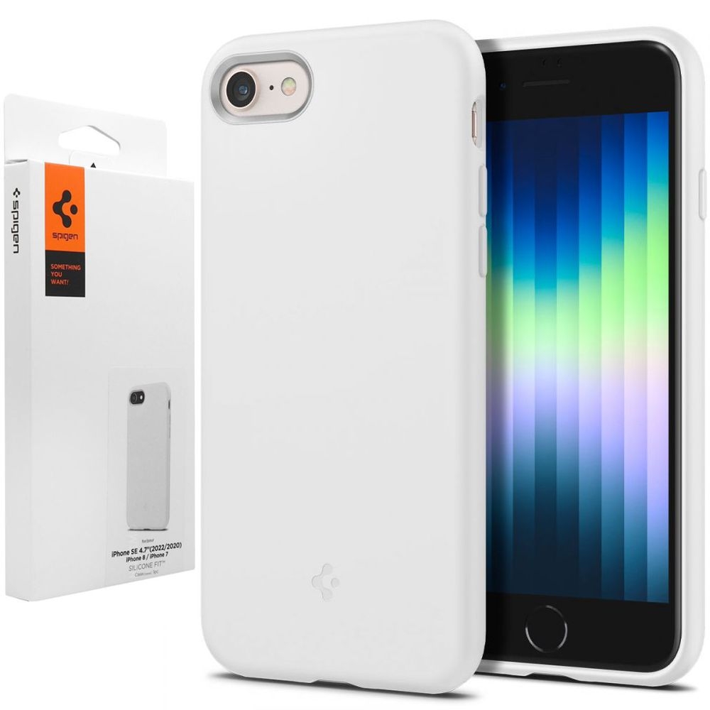 Etui SPIGEN Silicone Fit do Apple iPhone SE 2022