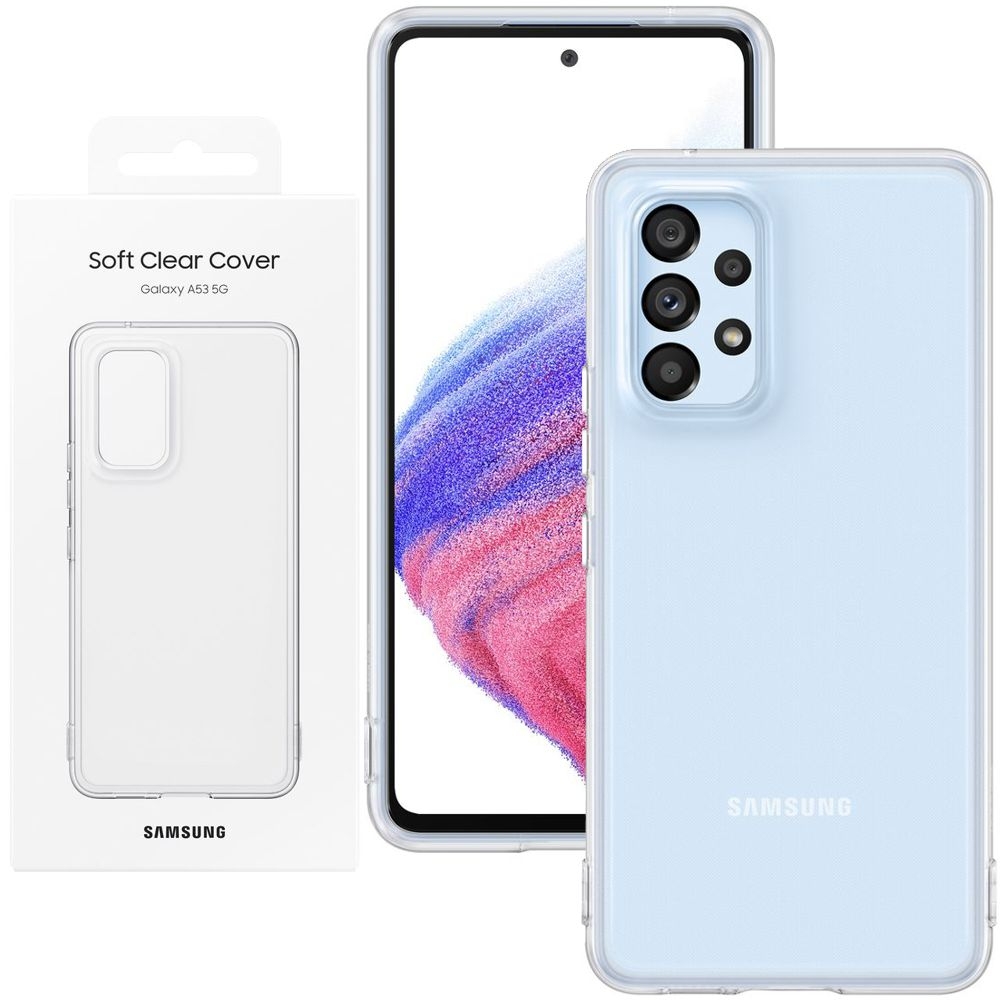 Oryginalne Etui Soft Clear Cover | Clear do Samsung Galaxy A53 5G