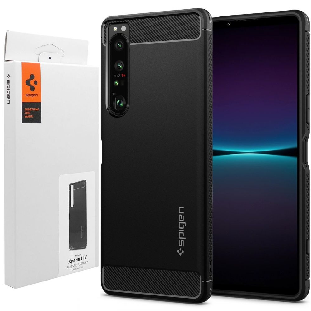 Etui SPIGEN Rugged Armor | Black do Sony Xperia 1 IV