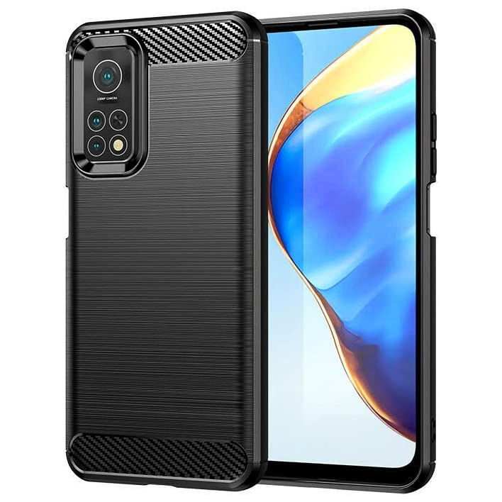 Etui CARBON Soft Case | Coal Black do Xiaomi Redmi Note 11 Pro 5G