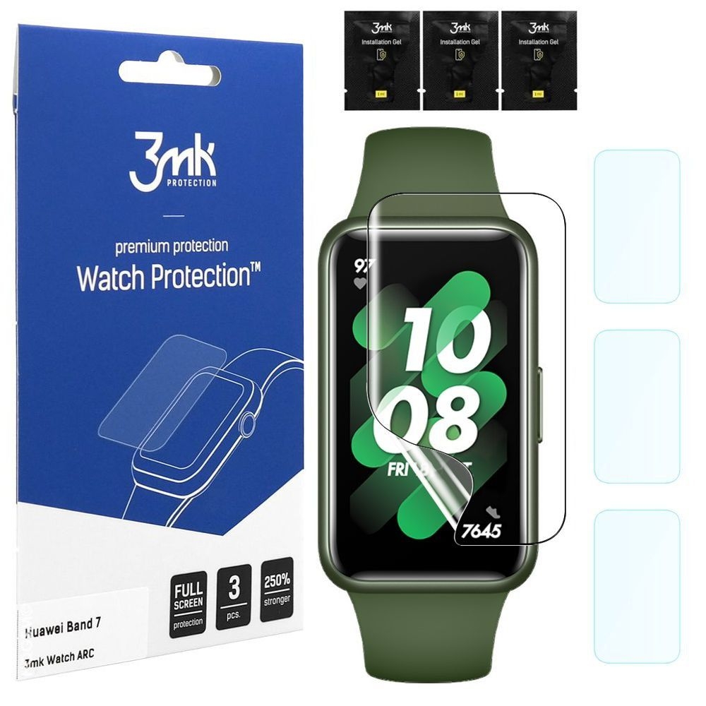 3x Folia Hybrydowa 3mk Watch Protection ARC do HUAWEI Band 7