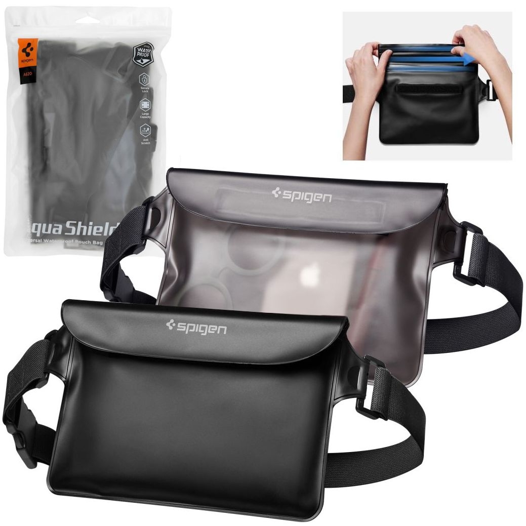 Spigen Aqua Shield A620 | Wodoszczelna Nerka Etui Saszetka IPX8 | 2 sztuki