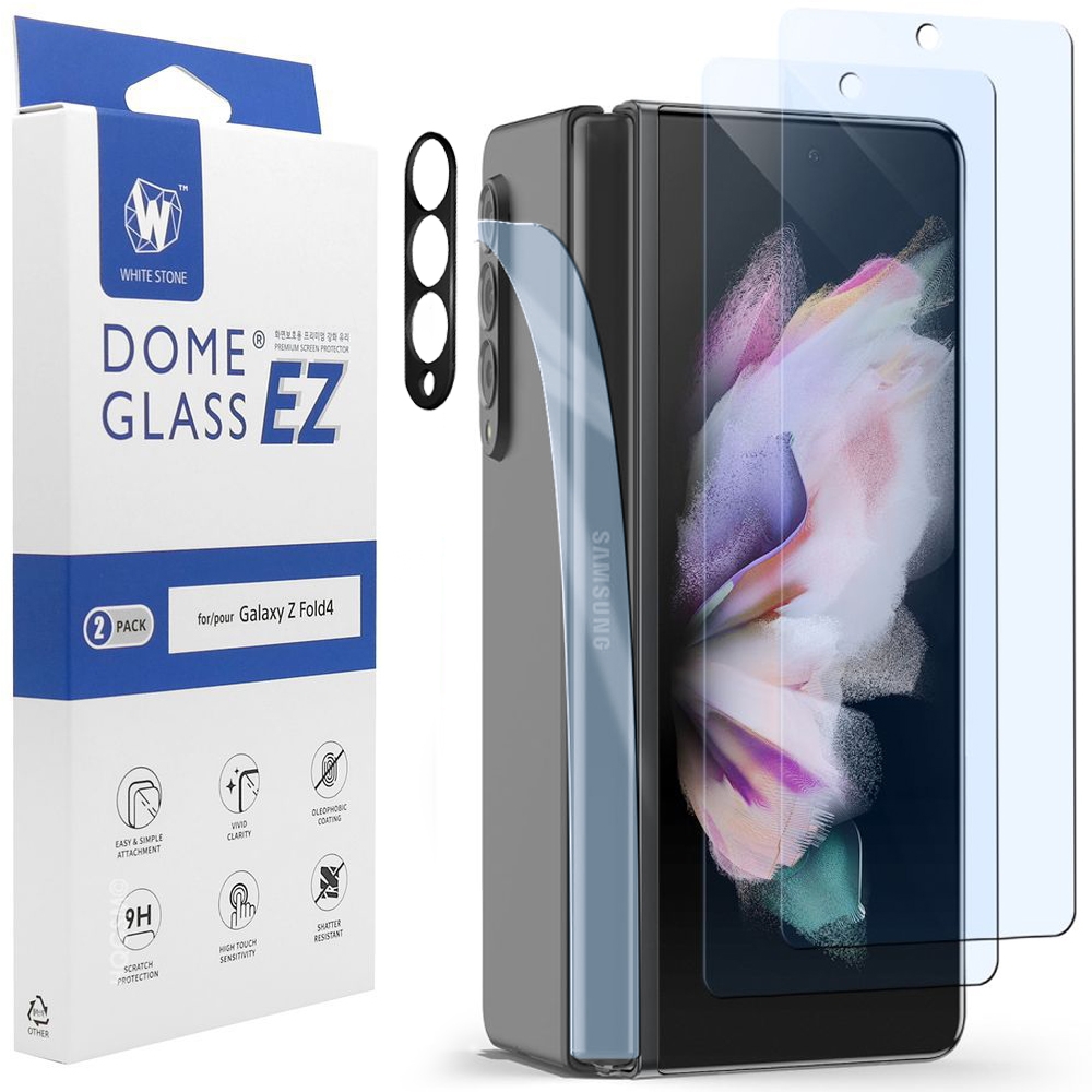 2x Szkło Hartowane WhiteStone EZ + Aparat + Folia do Samsung Galaxy Z Fold4