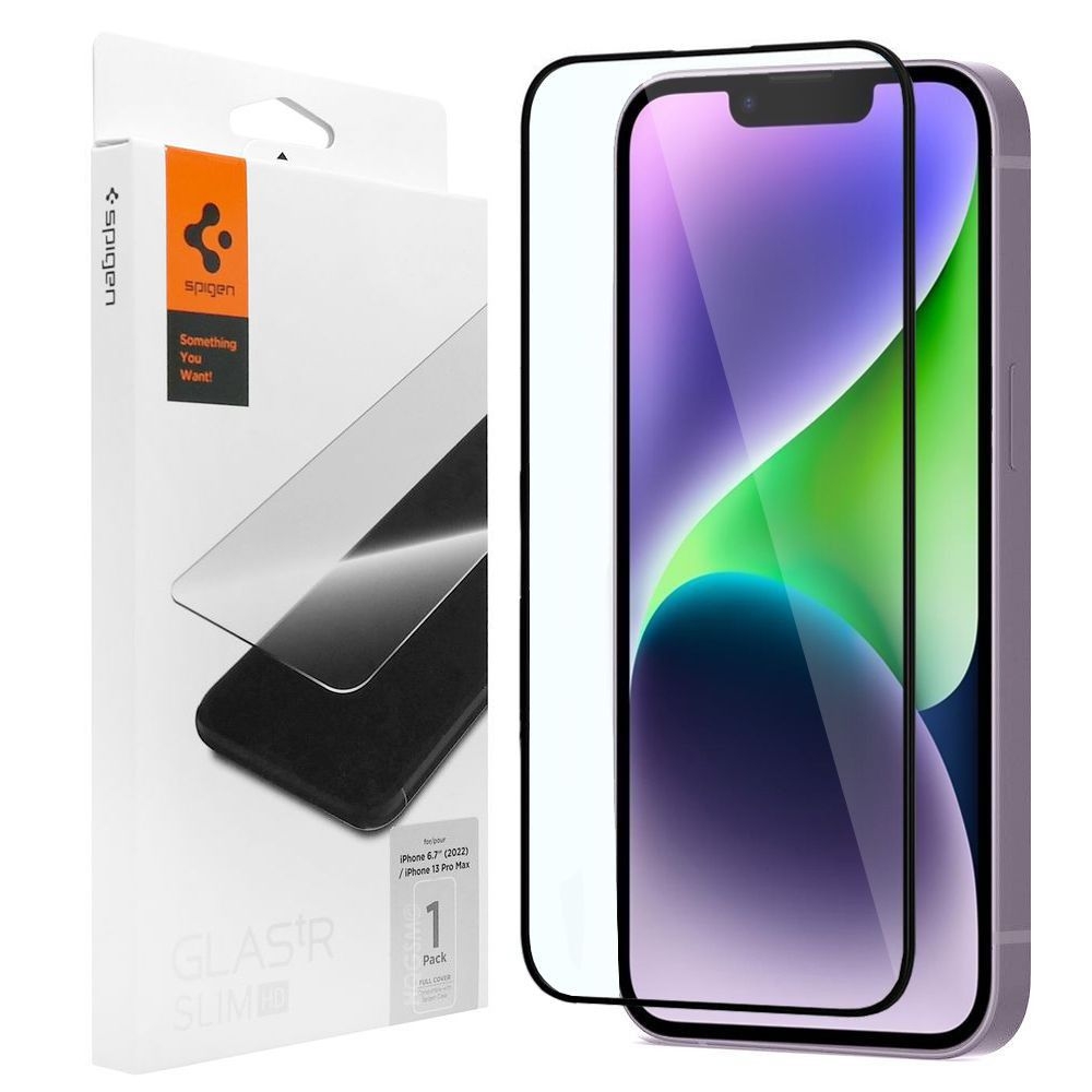 Szkło Hartowane SPIGEN GLAS.tR Slim | Full Cover do Apple iPhone 14 Plus