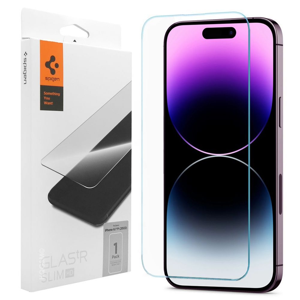 Szkło Hartowane SPIGEN GLAS.tR Slim do Apple iPhone 14 Pro