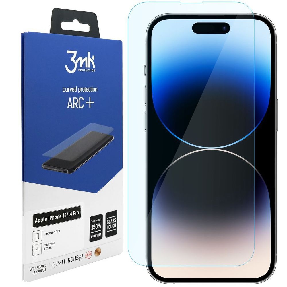 3mk Curved Protection ARC+ | Folia na Cały Ekran do Apple iPhone 14 Pro