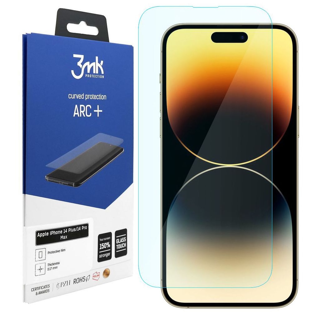 3mk Curved Protection ARC+ | Folia na Cały Ekran do Apple iPhone 14 Pro Max