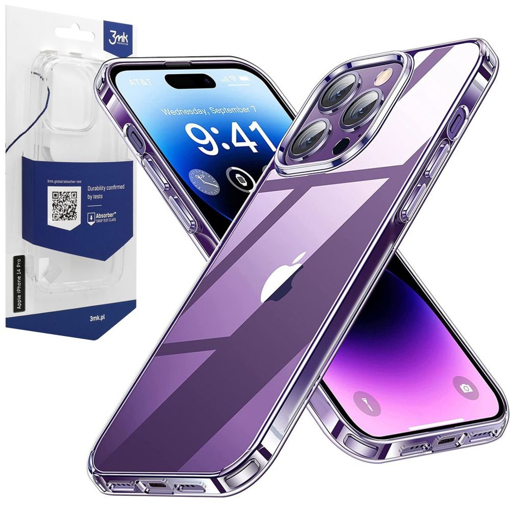 Pancerne Etui 3mk Armor Case | Clear do Apple iPhone 14 Pro |