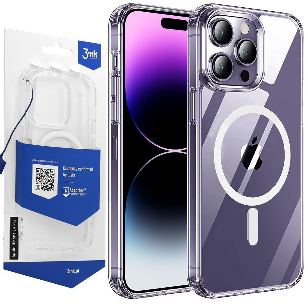 Pancerne Etui 3mk MagCase | Clear do Apple iPhone 14 Pro |