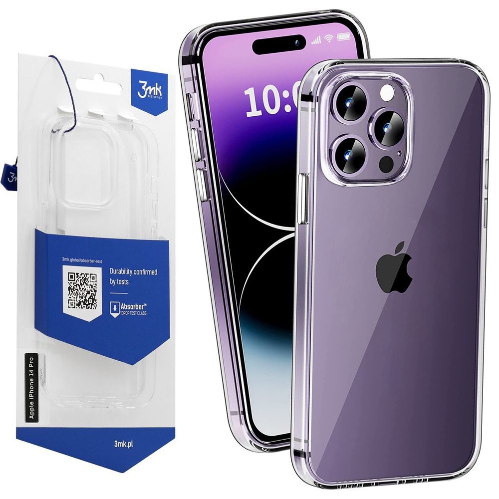 Etui 3mk Clear Case | Bezbarwne do Apple iPhone 14 Pro |