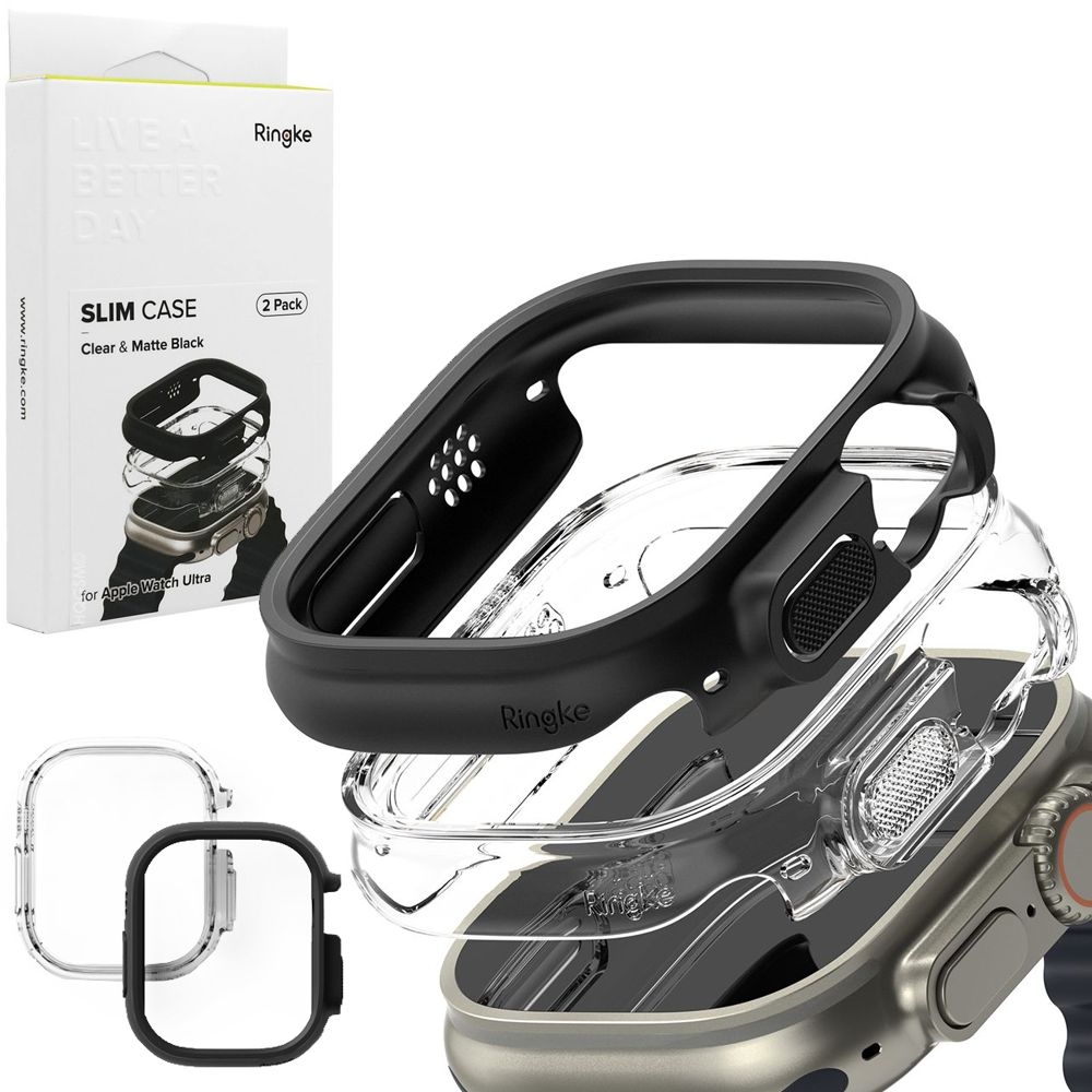 Etui RINGKE Slim Case | 2 sztuki do Apple Watch Ultra 1/2
