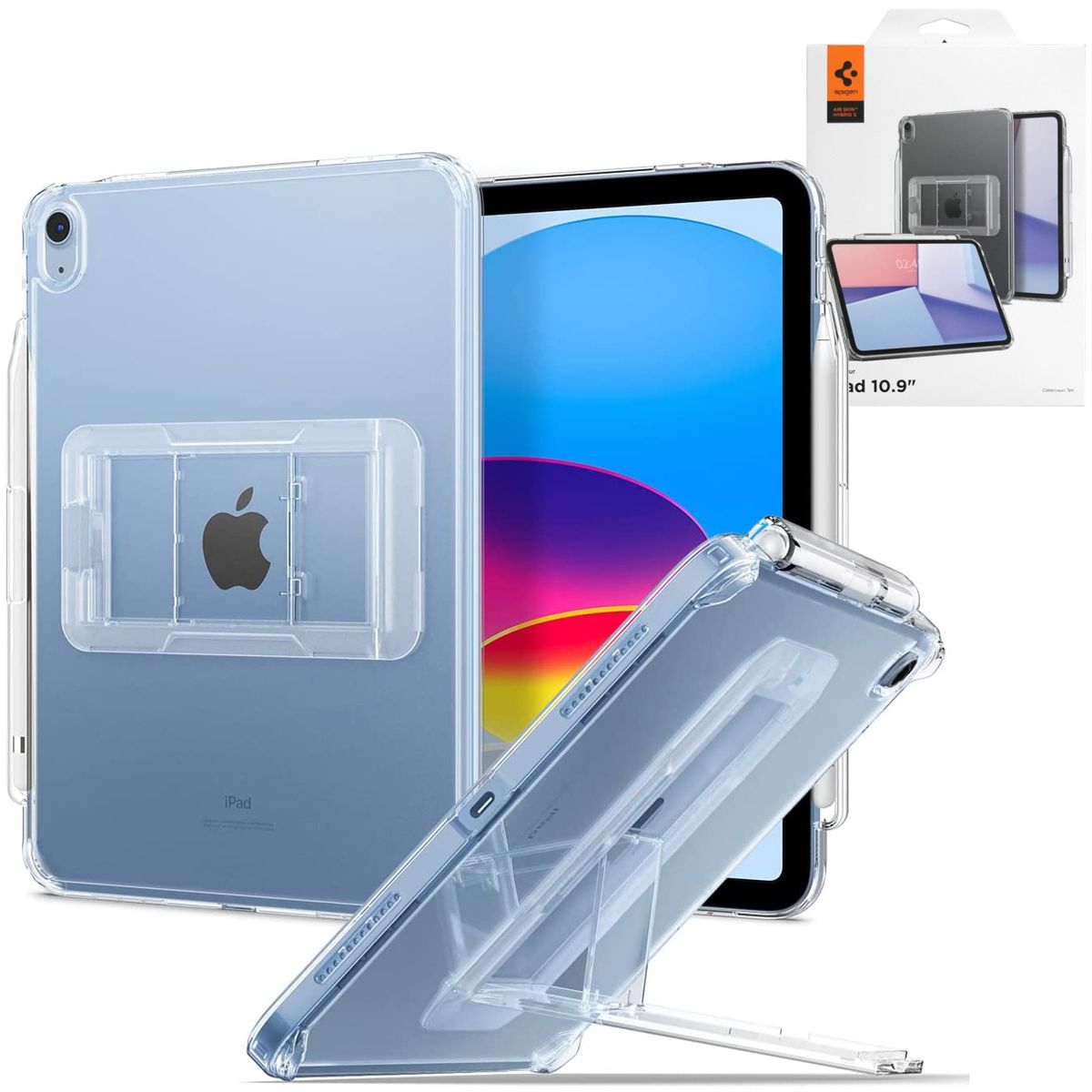 Etui SPIGEN Air Skin Hybrid S | Crystal Clear do Apple iPad 10.9 2022 10th gen