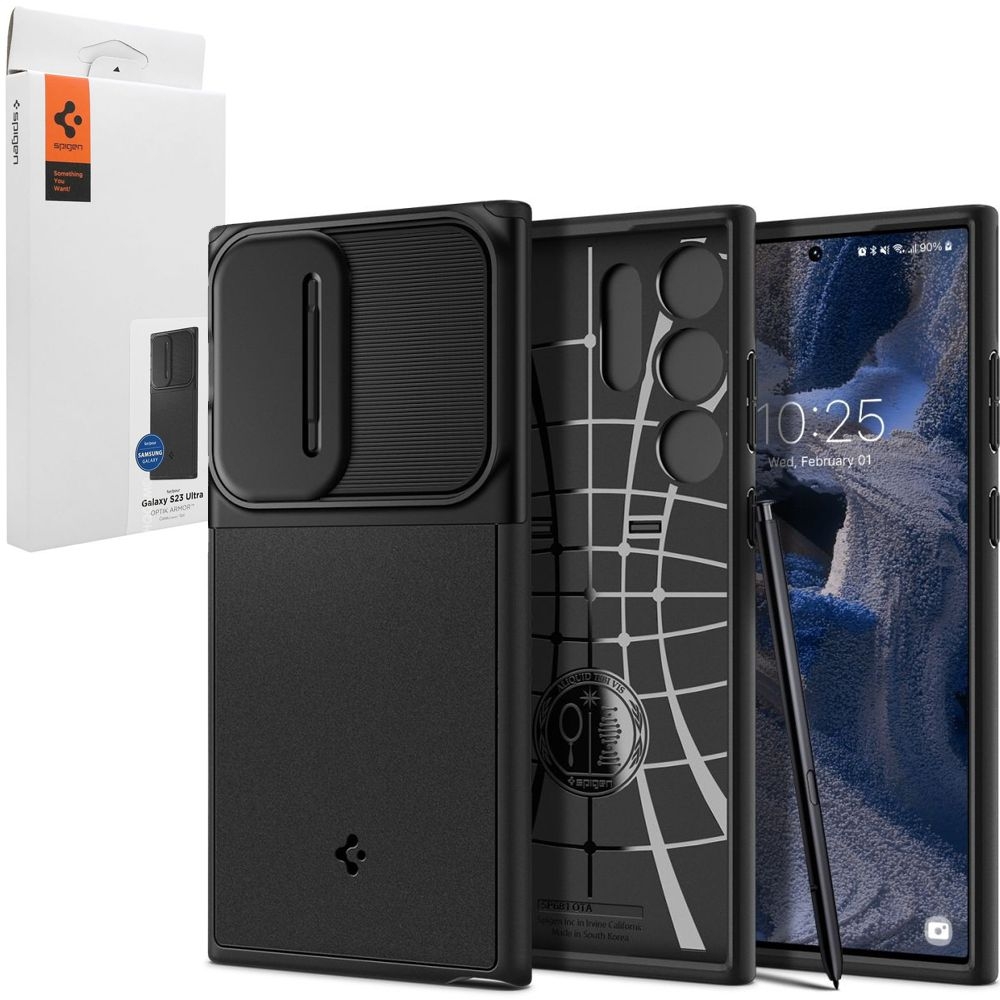 Etui SPIGEN Optik Armor do Samsung Galaxy S23 Ultra