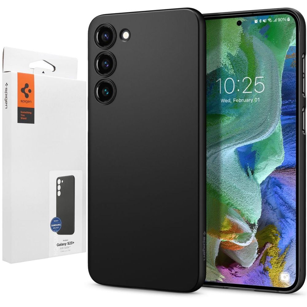 Etui SPIGEN Air Skin | Black do Samsung Galaxy S23+ Plus