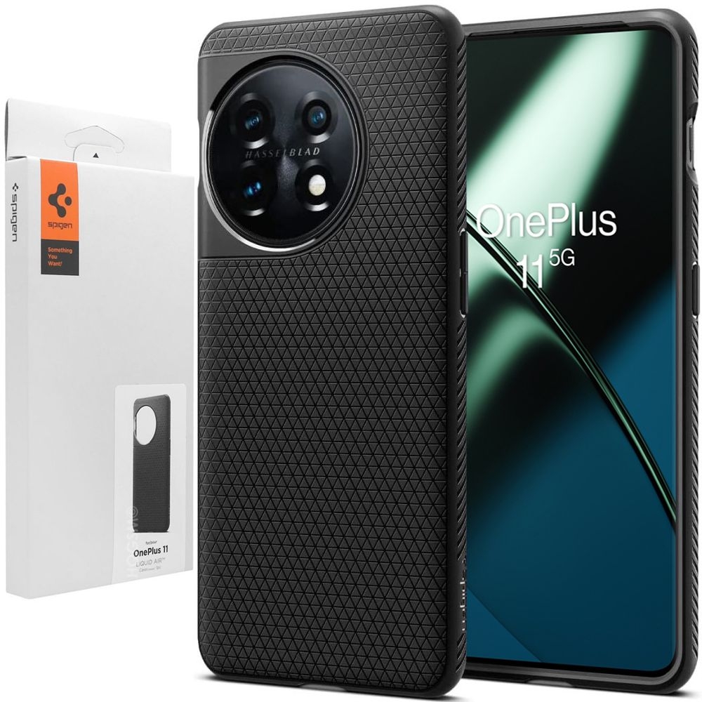 Etui SPIGEN Liquid Air | Black do OnePlus 11 5G