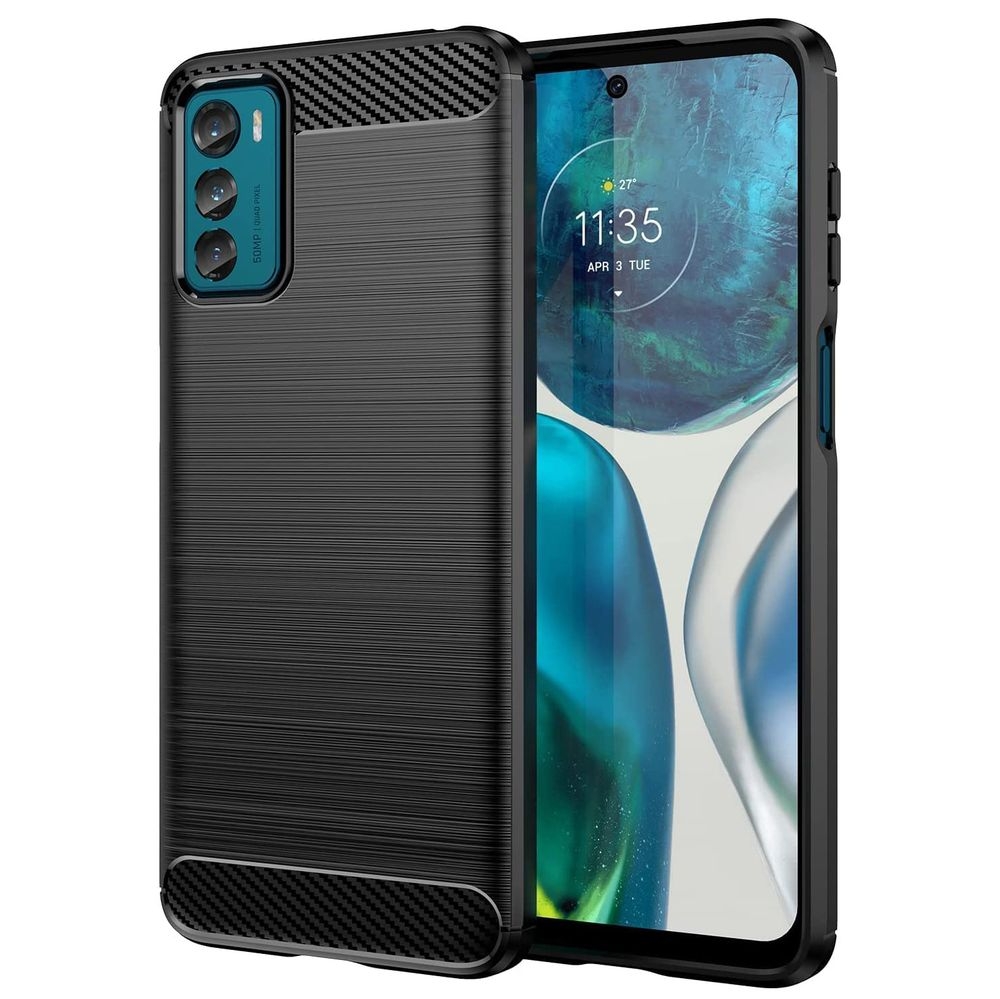 Etui CARBON Soft Case | Coal Black do Motorola Moto G42