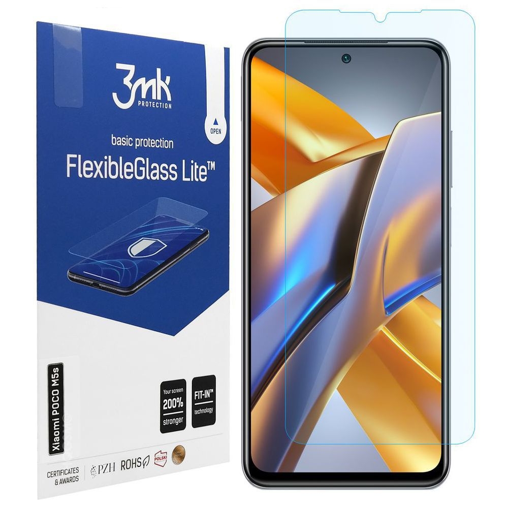 3mk Flexible Glass Lite | Nietłukące Szkło Hybrydowe do Xiaomi POCO M5s