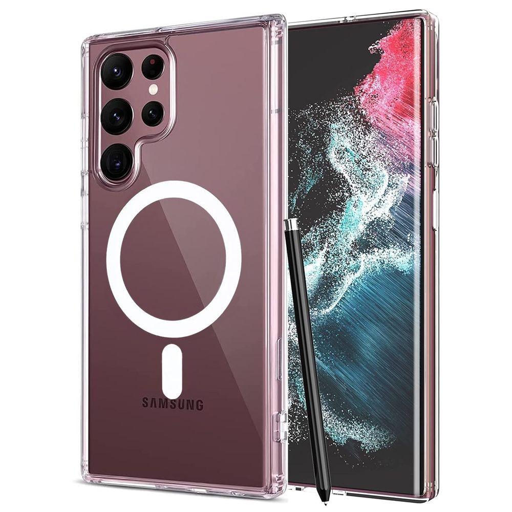 Etui Magnetyczne MagSafe | Clear do Samsung Galaxy S22 Ultra
