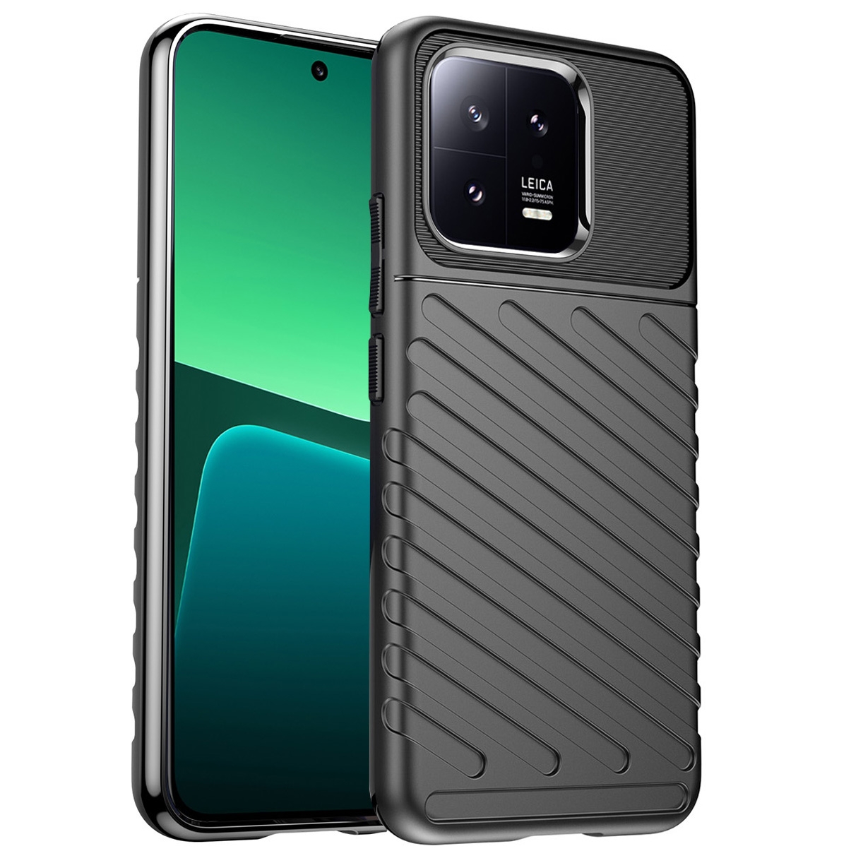 Pancerne Etui TOUGH TPU Case | Black do Xiaomi 13 |