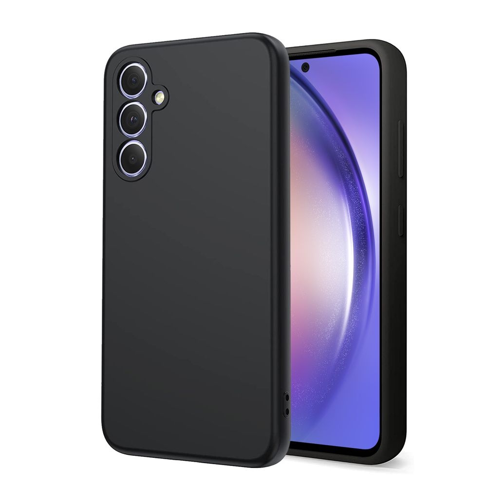 Cienkie Etui Silicone Case | Czarne do Samsung Galaxy A54 5G