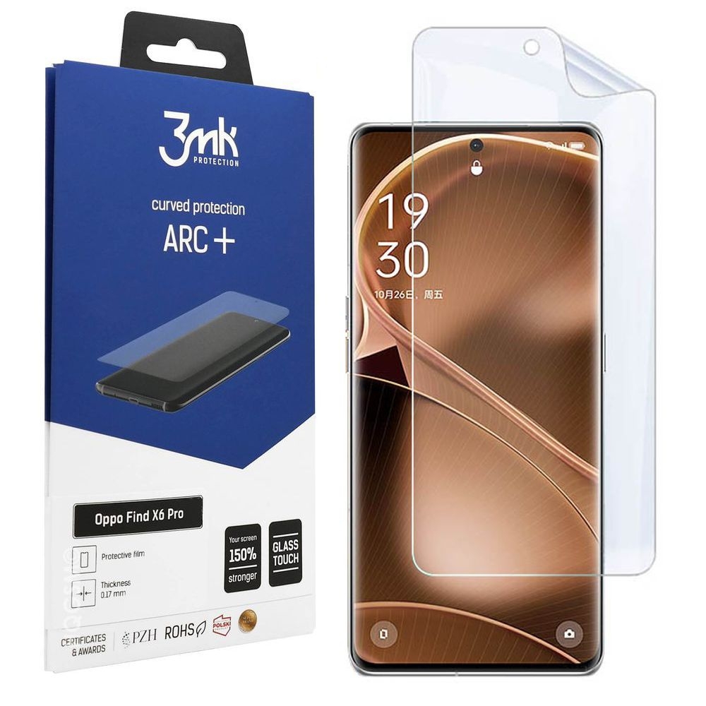 3mk Curved Protection ARC+ | Folia na Cały Ekran do Oppo Find X6 Pro