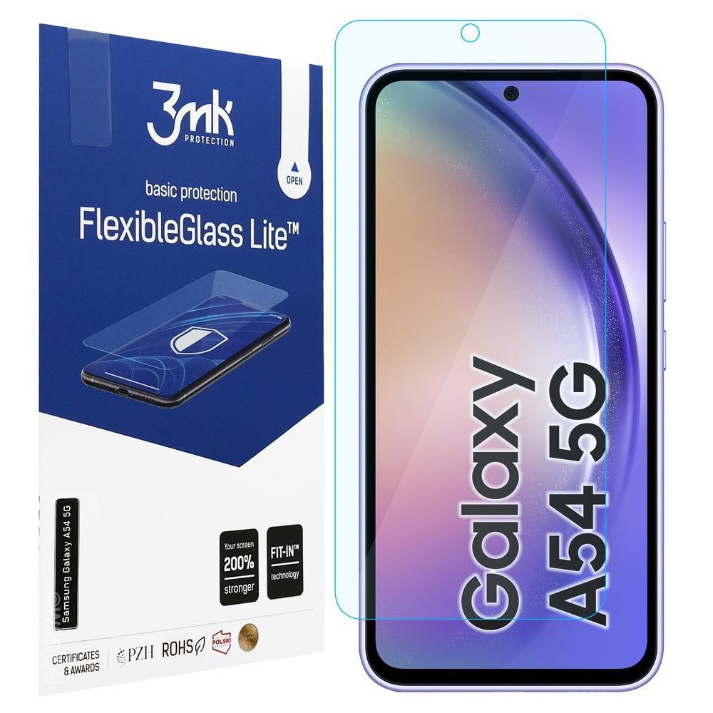 3mk Flexible Glass Lite | Nietłukące Szkło Hybrydowe do Samsung Galaxy A54 5G