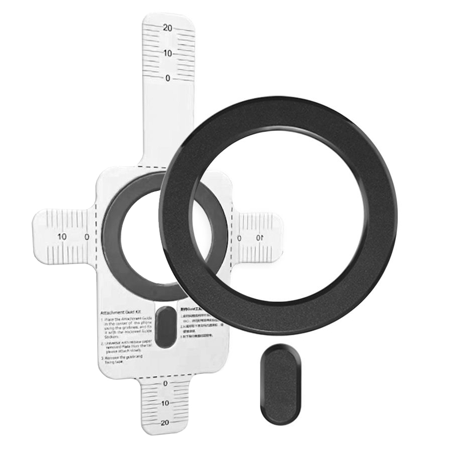 MagMat | Uniwersalna Blaszka Podkładka pod MagSafe | Czarna