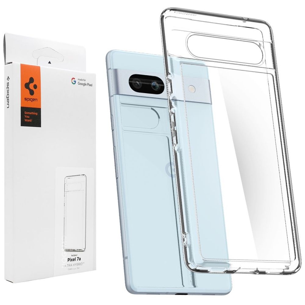 Etui SPIGEN Ultra Hybrid | Crystal Clear do Google Pixel 7a