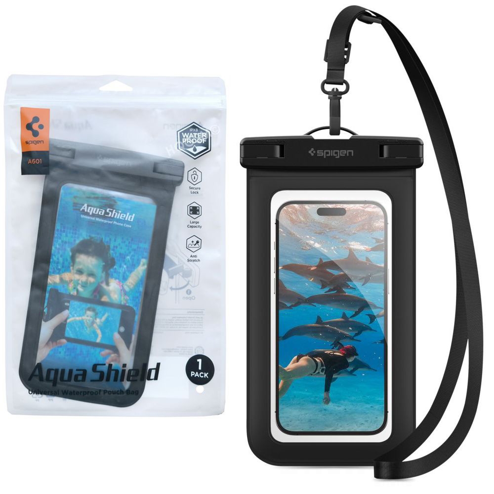Spigen Aqua Shield A601 | Wodoszczelne Etui IPX8 | do 6.9″