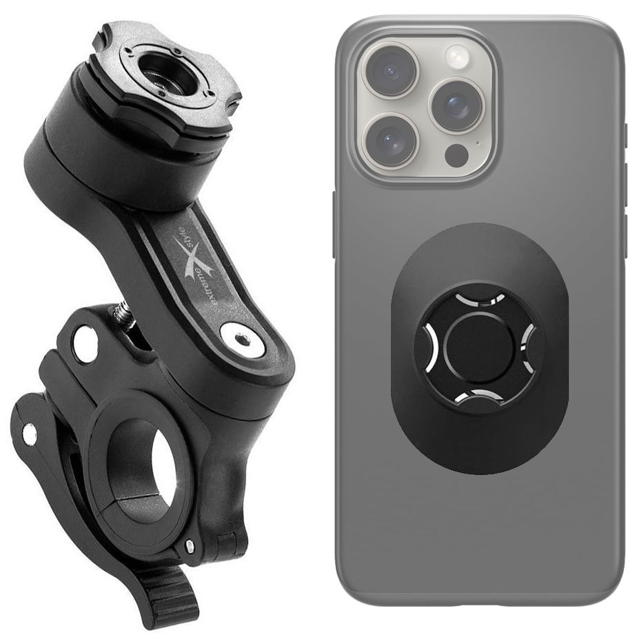 QUICK LOCK | Uchwyt Motocyklowy Rowerowy z Amortyzatorem | Typ C