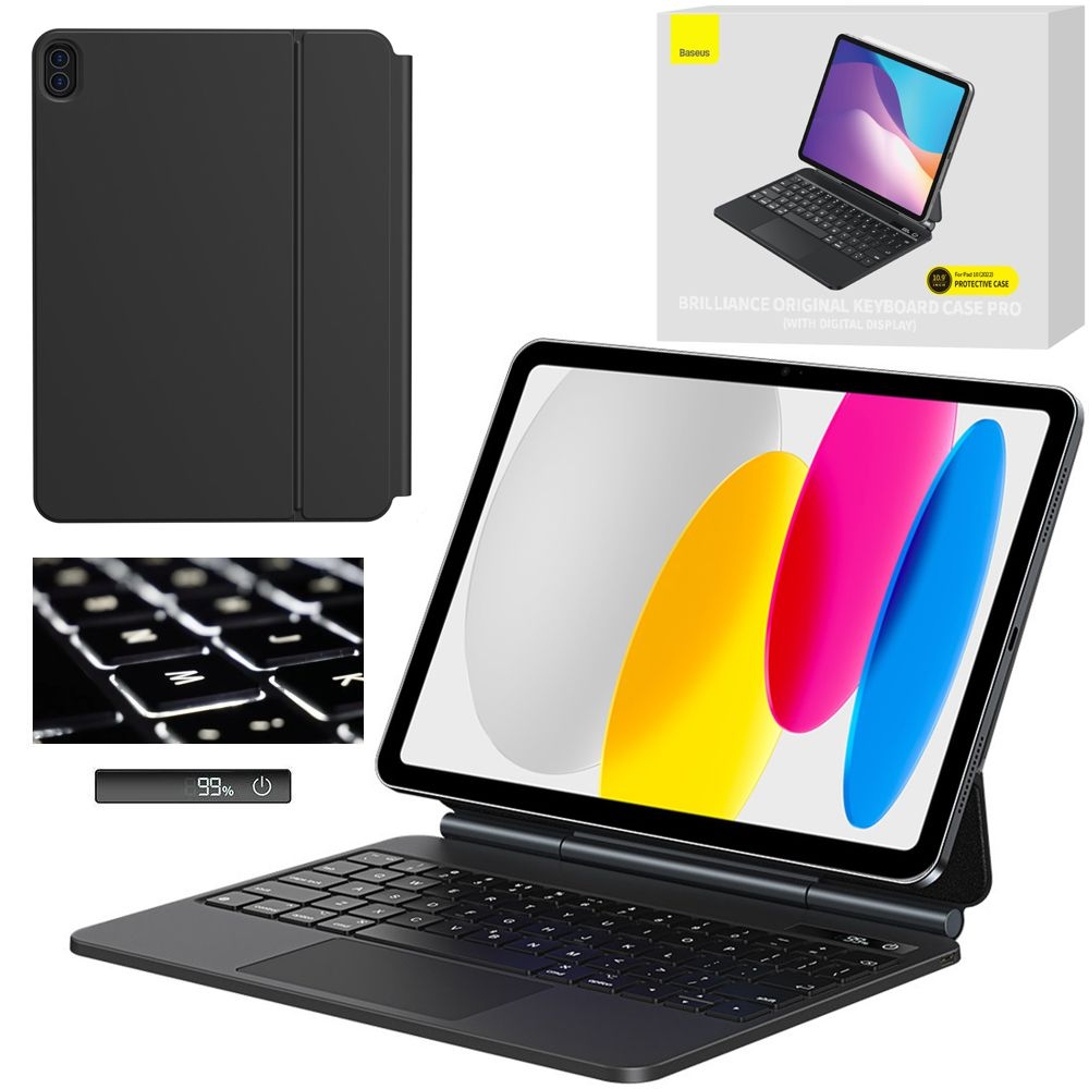 Baseus Magic Keyboard V2 | Etui Klawiatura z Wyświetlaczem do Apple iPad 10.9 2022 10th gen