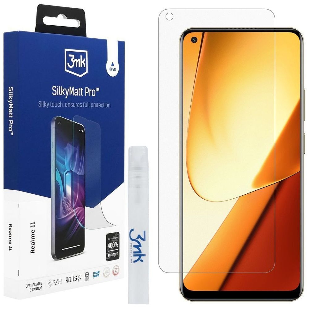 3mk SilkyMatt Pro | Matowa Folia Ochronna do Realme 11