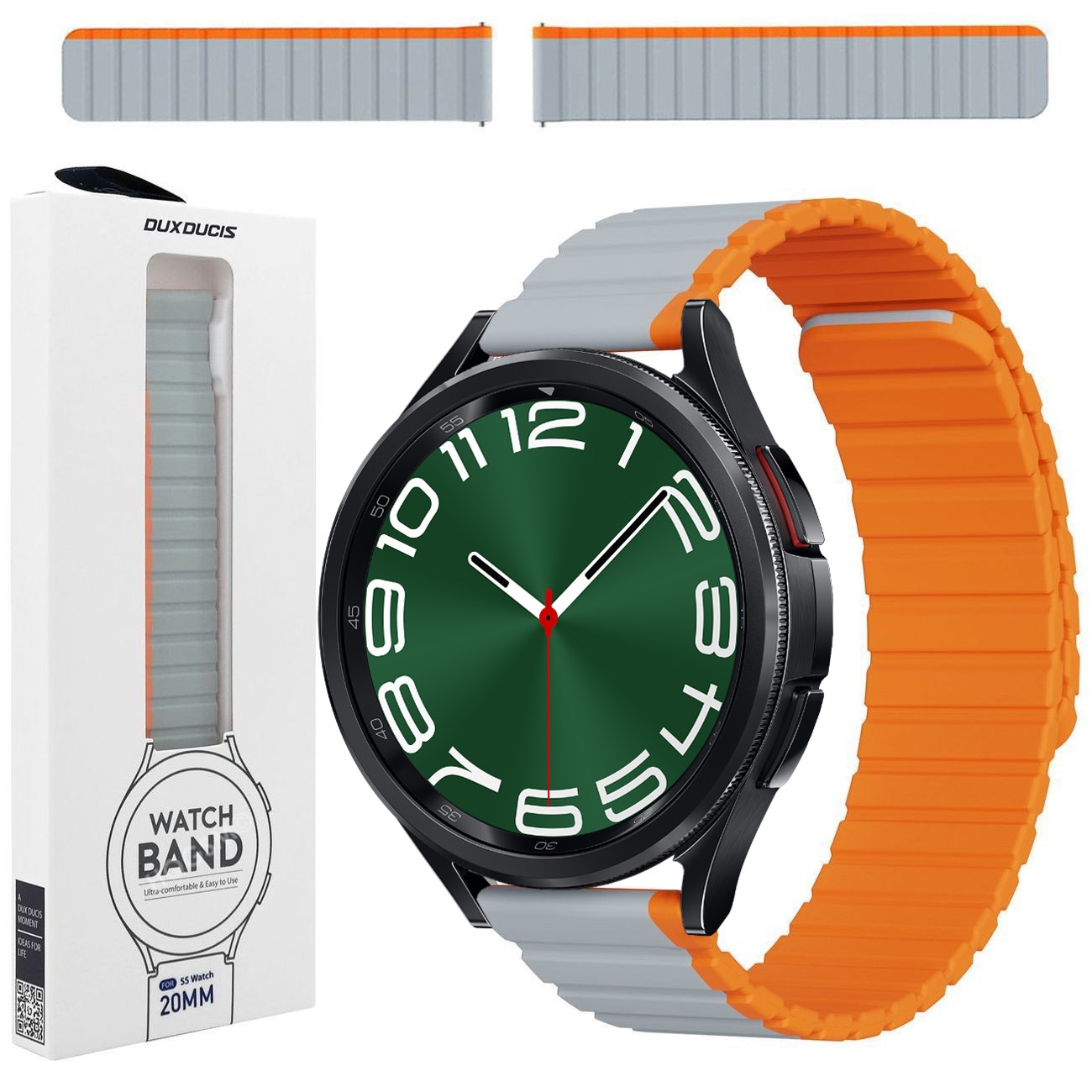 Dux Ducis | Magnetyczny Pasek Silikonowy do Samsung Galaxy Watch 6 Classic 43/47mm