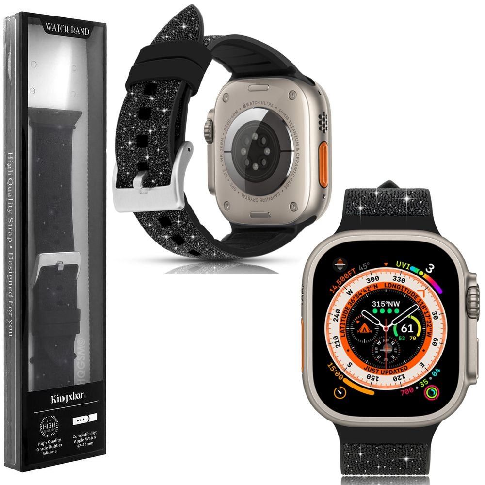 Kingxbar | Pasek Crystal Shine do Apple Watch Ultra 1/2