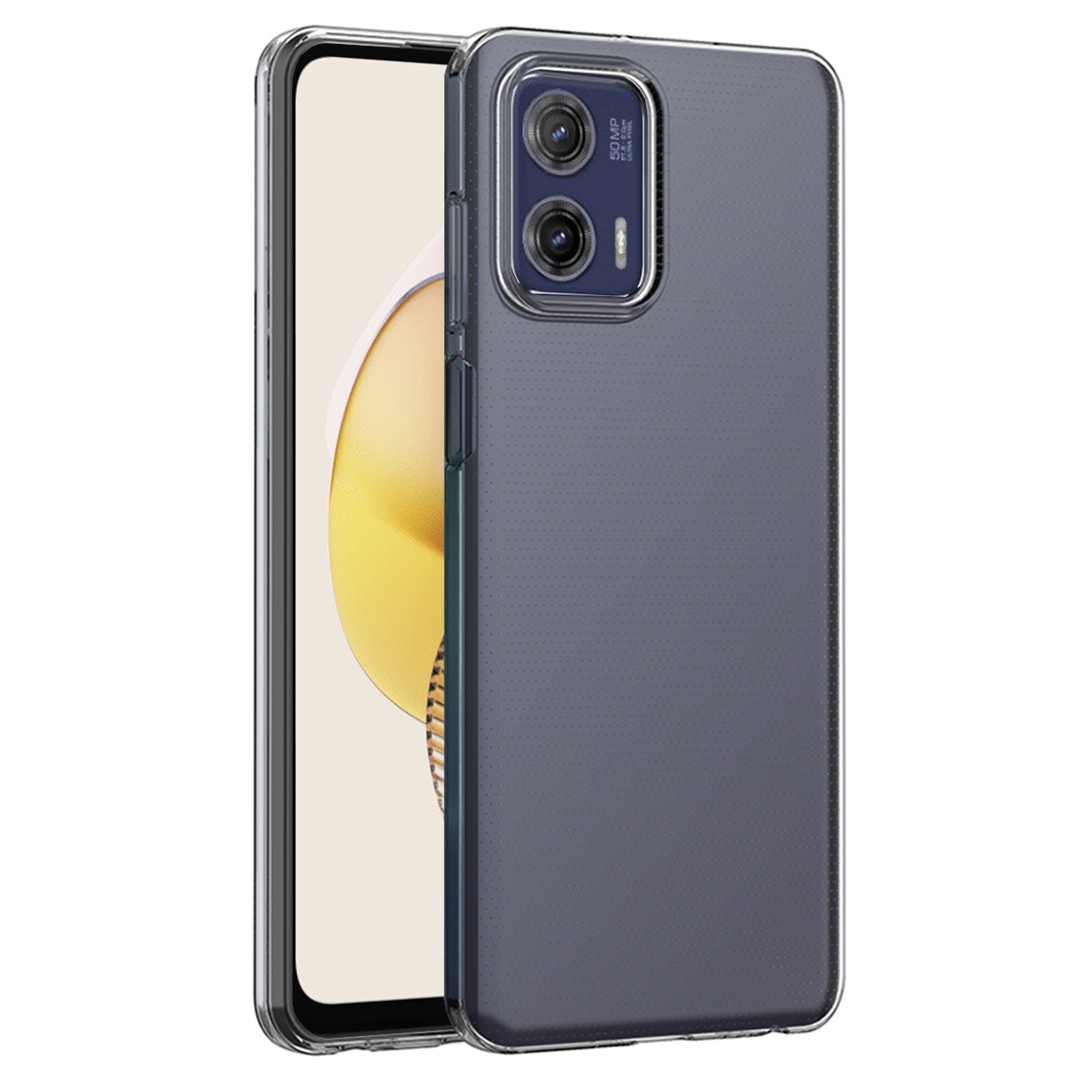 Cienkie Etui Feather Case | Bezbarwne | Clear do Motorola MOTO G73